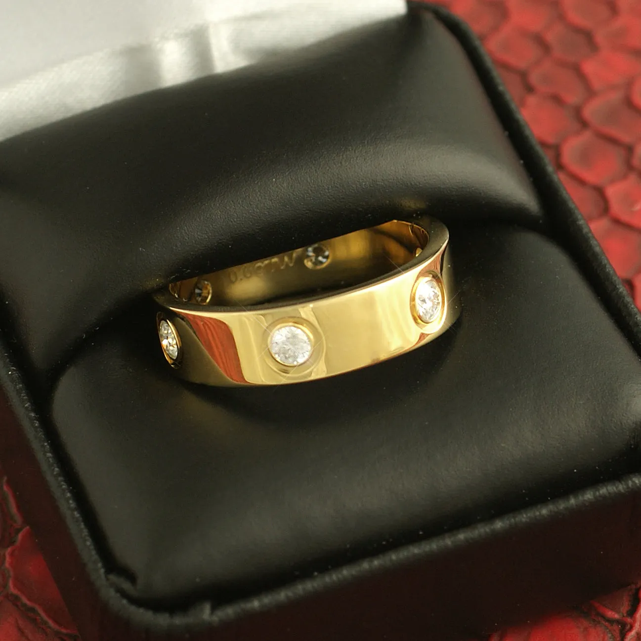 0.60 CTW Certified VVS1 Moissanite Designer Ring