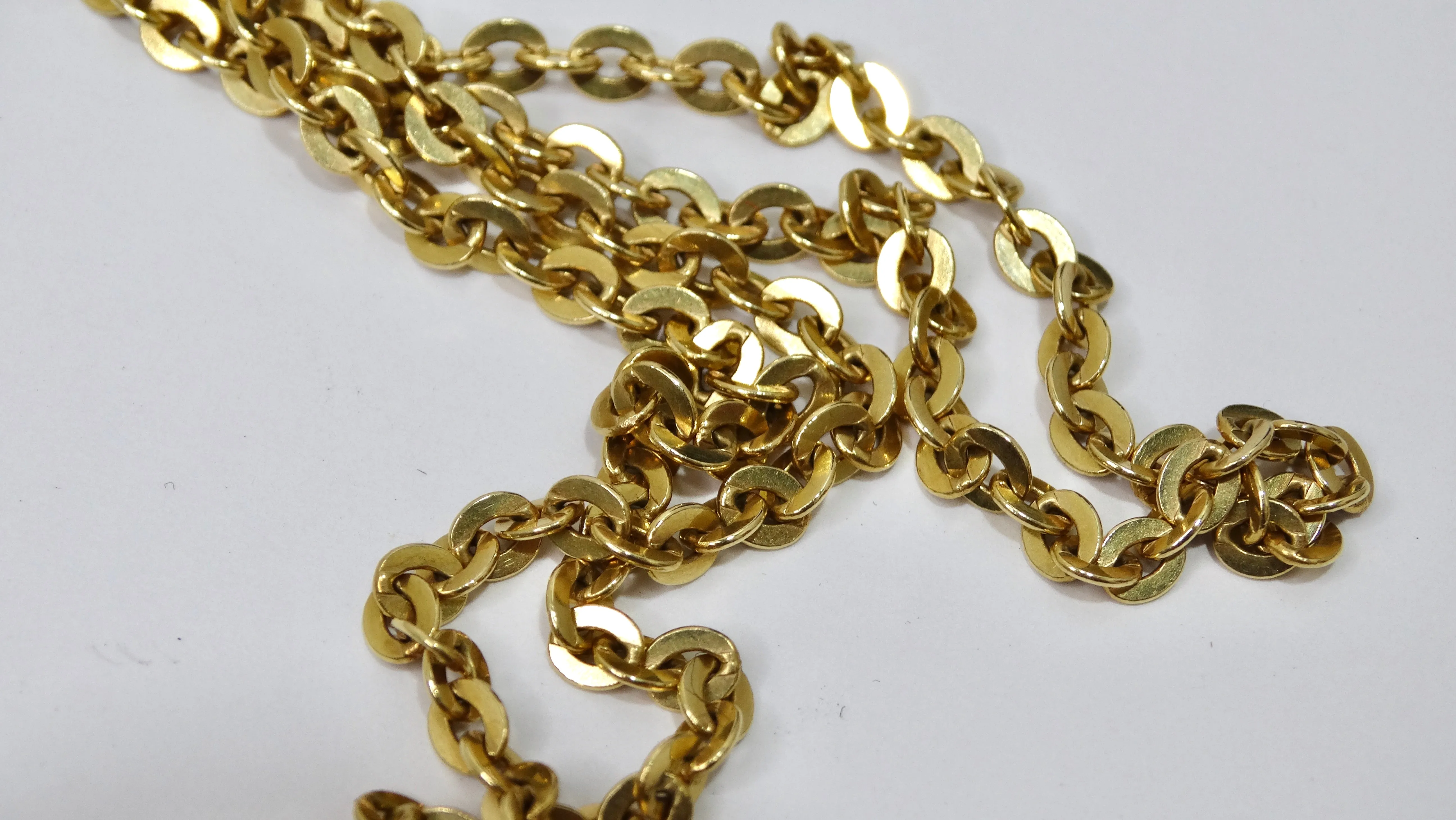 18k Gold Link Necklace