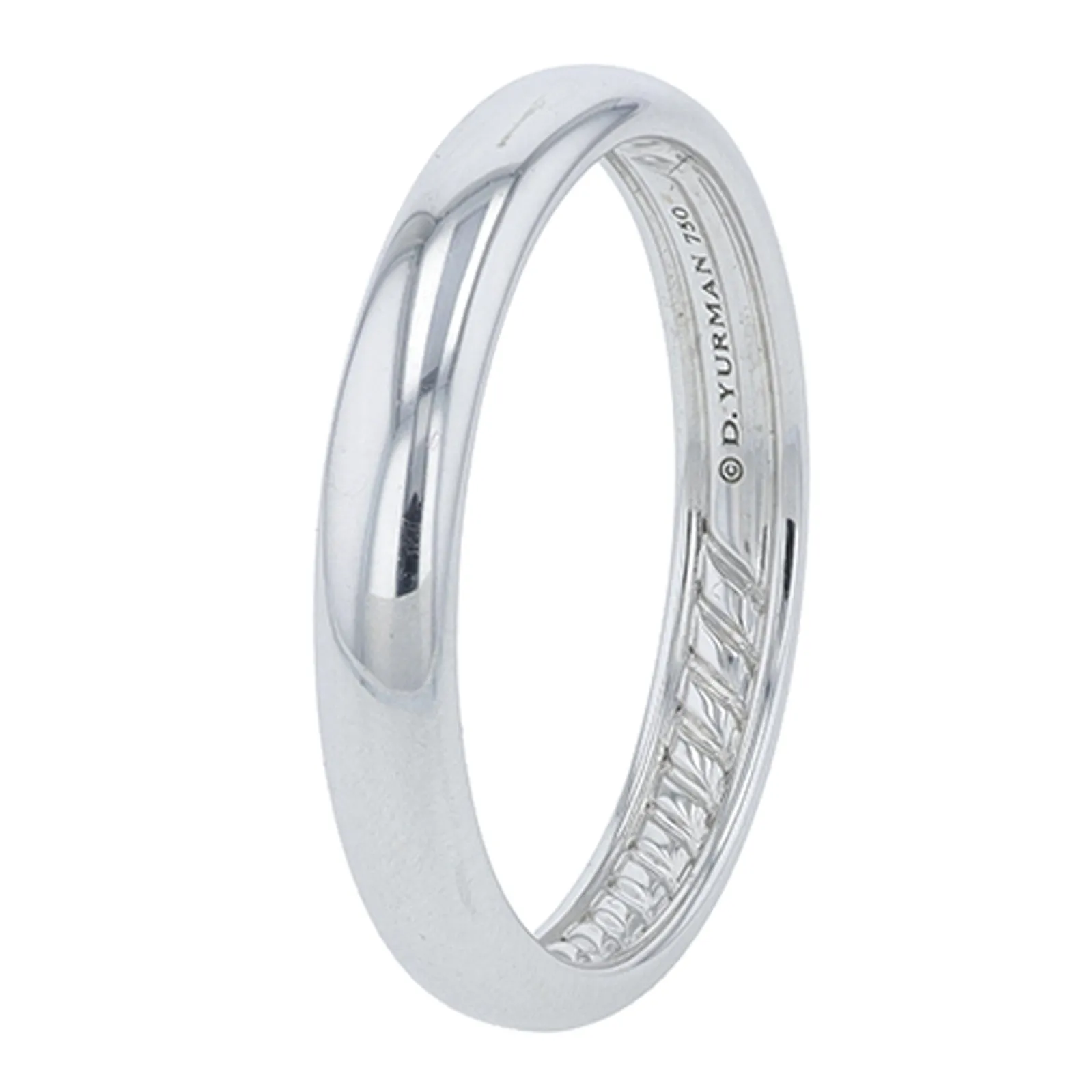 18K WG David Yurman 3.5MM Band