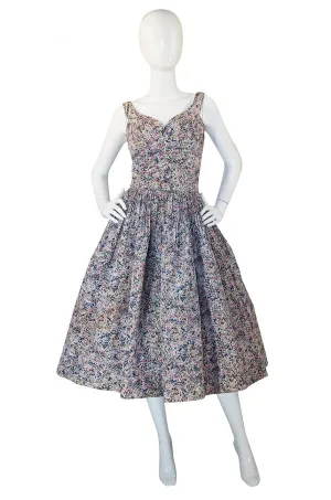 1950s Suzy Perette Spring Silk Dress