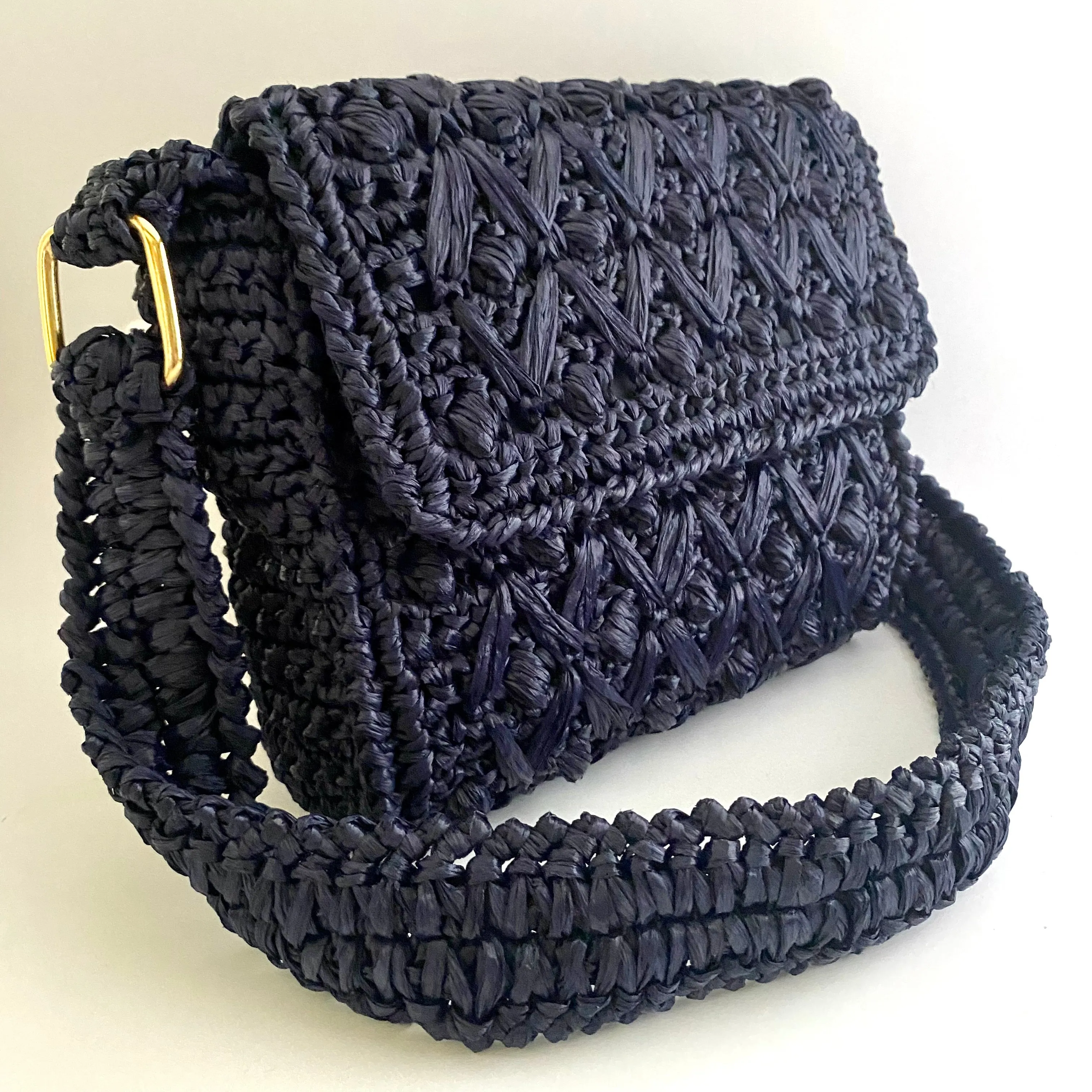 1960s The Broadway Raffia Purse-Made In Italy