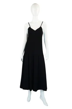 1970s Amazing Black Nina Ricci Dress