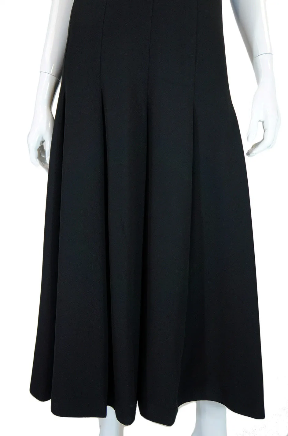 1970s Amazing Black Nina Ricci Dress