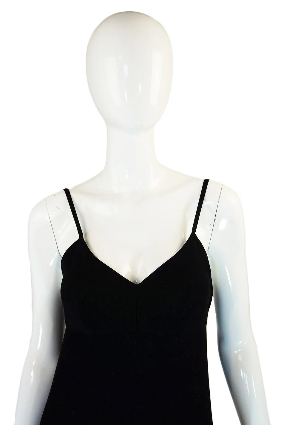1970s Amazing Black Nina Ricci Dress