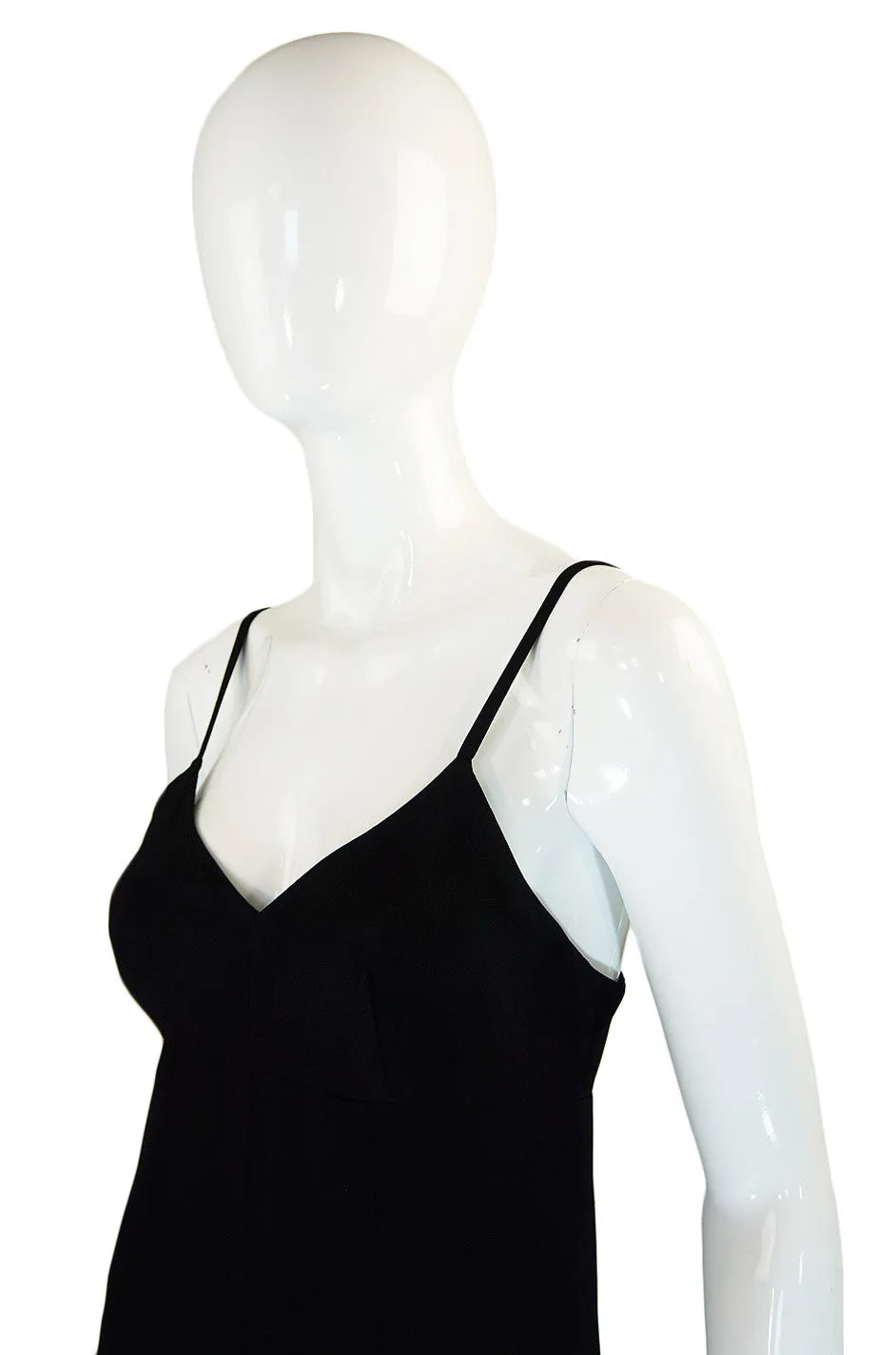 1970s Amazing Black Nina Ricci Dress