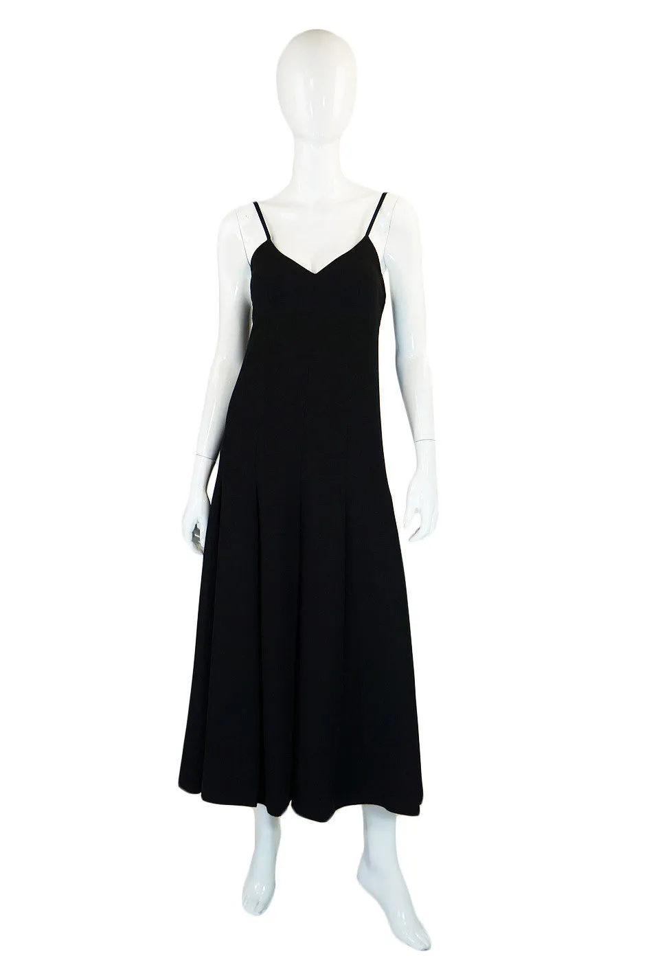 1970s Amazing Black Nina Ricci Dress