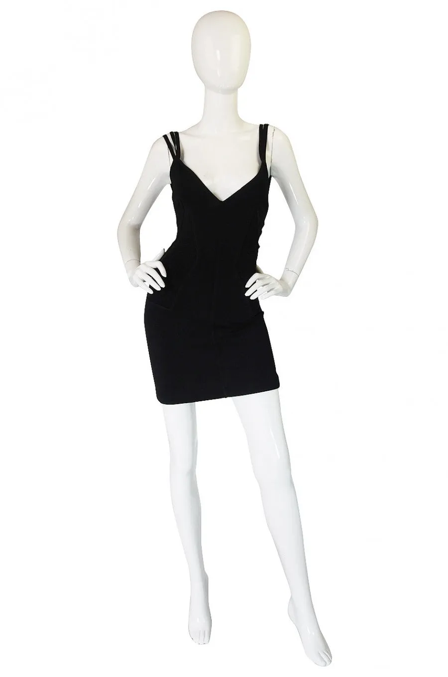 1980s Triple Strap Alaia Dress