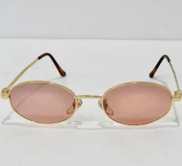 1990s Gianni Versace Gold Sunglasses