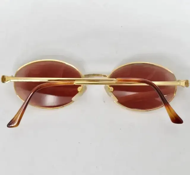 1990s Gianni Versace Gold Sunglasses