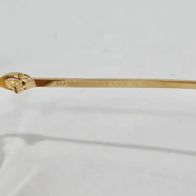 1990s Gianni Versace Gold Sunglasses