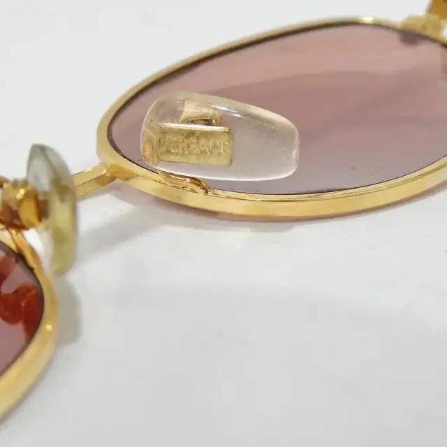 1990s Gianni Versace Gold Sunglasses