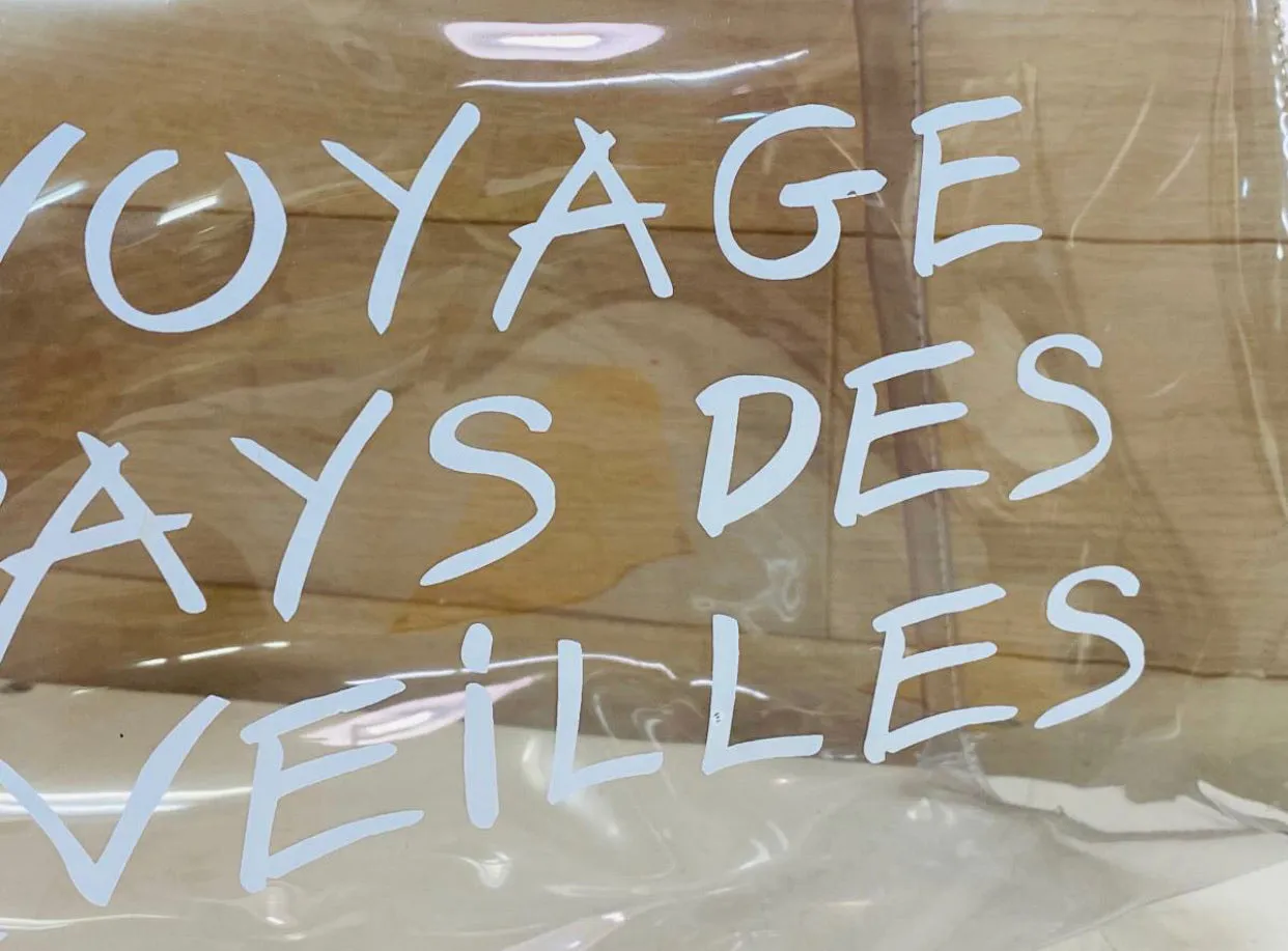 1990s. Vintage Hermes a rare transparent clear vinyl Kelly bag, Japan limited Edition in 1997. Rare masterpiece and collectible purse.