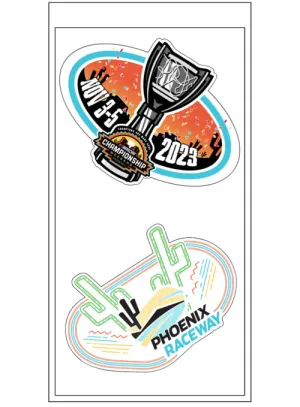 2023 Championship Weekend 2-Pack Decal