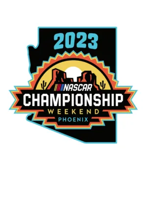 2023 Phoenix Championship Weekend State Outline Emblem