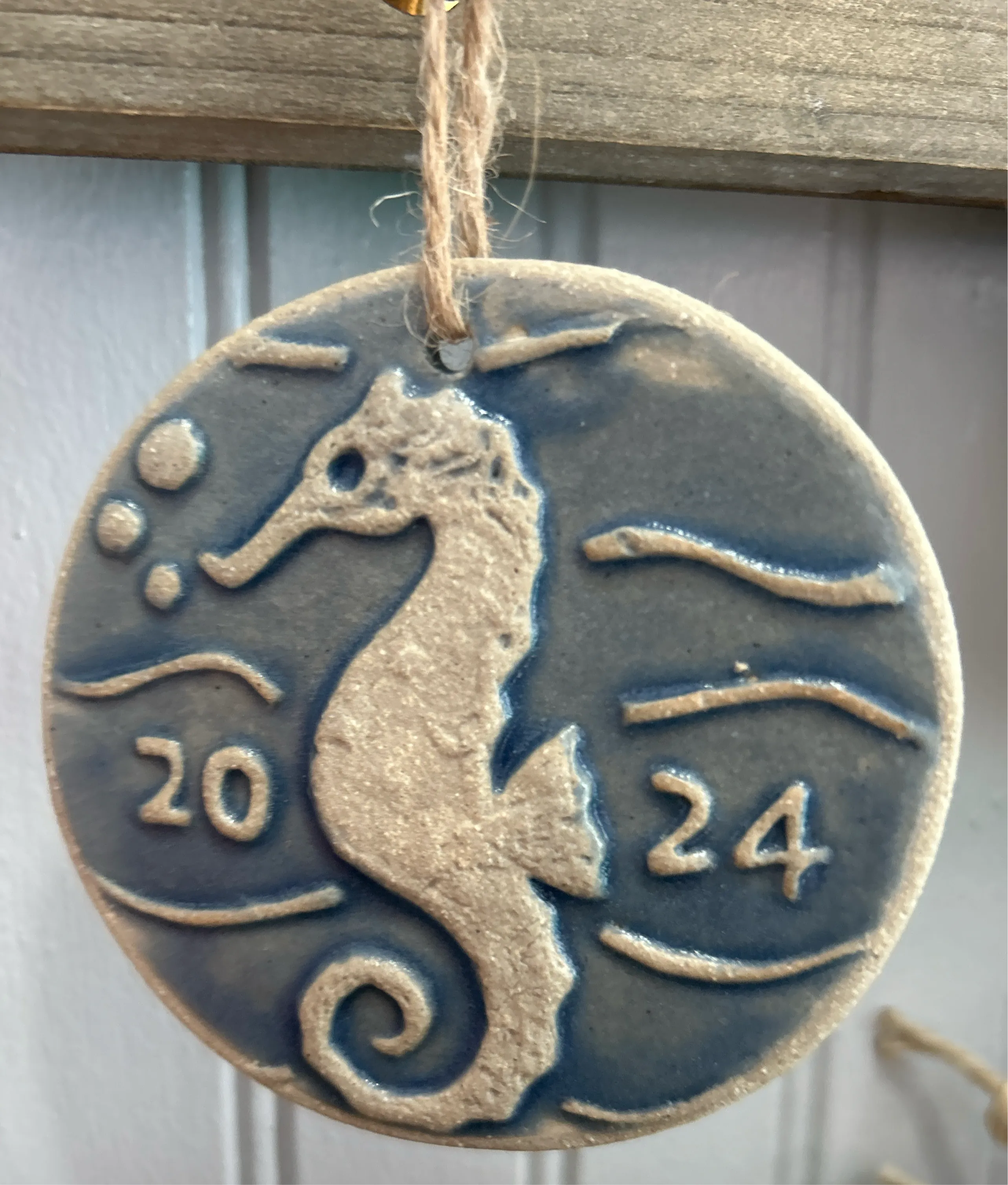 2024 Seahorse Handmade Ornament