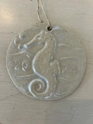 2024 Seahorse Handmade Ornament