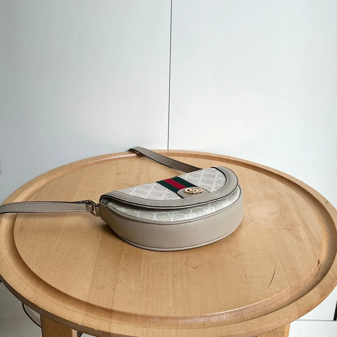 3 Colors - Small Half Moon Crossbody Bag