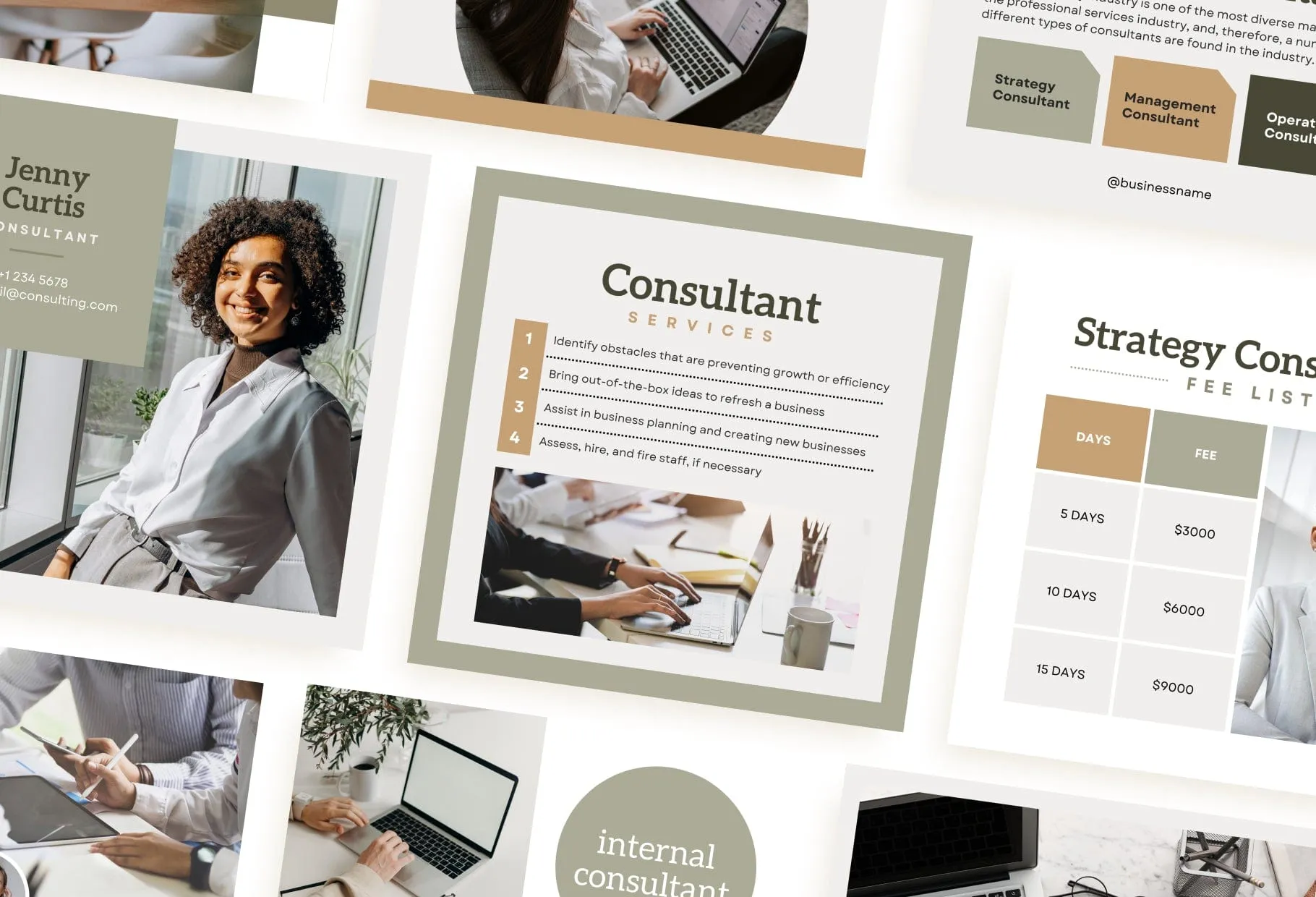 30 Business Consulting Instagram Post Canva Templates V2
