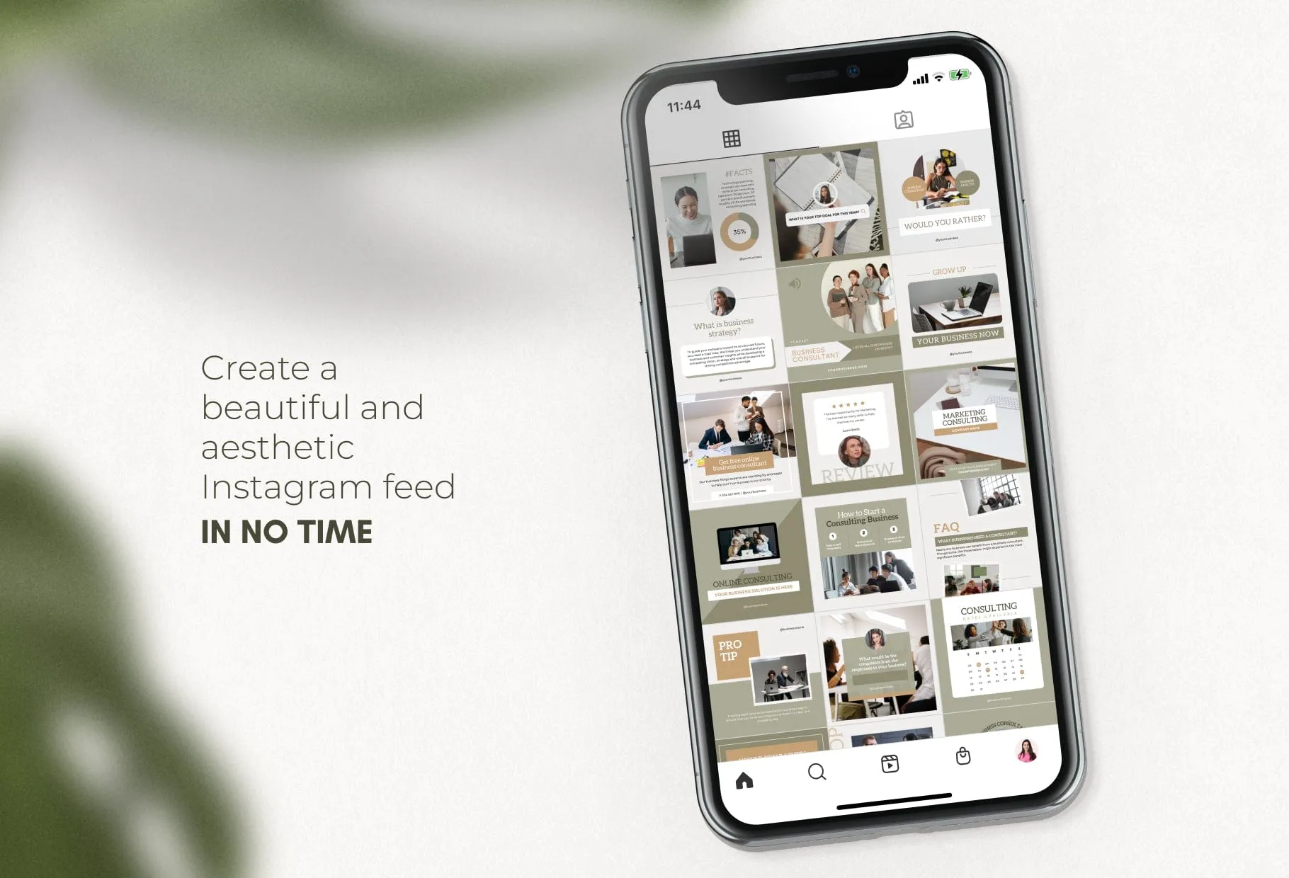 30 Business Consulting Instagram Post Canva Templates V2