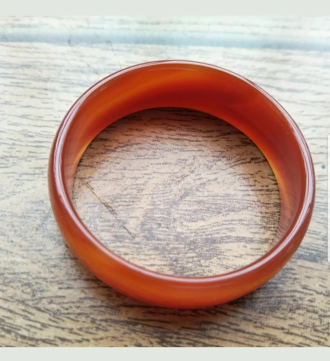 46/47/48mm Certified Natural Red Emerald A Jade HandCarved Bracelet Bangle A002