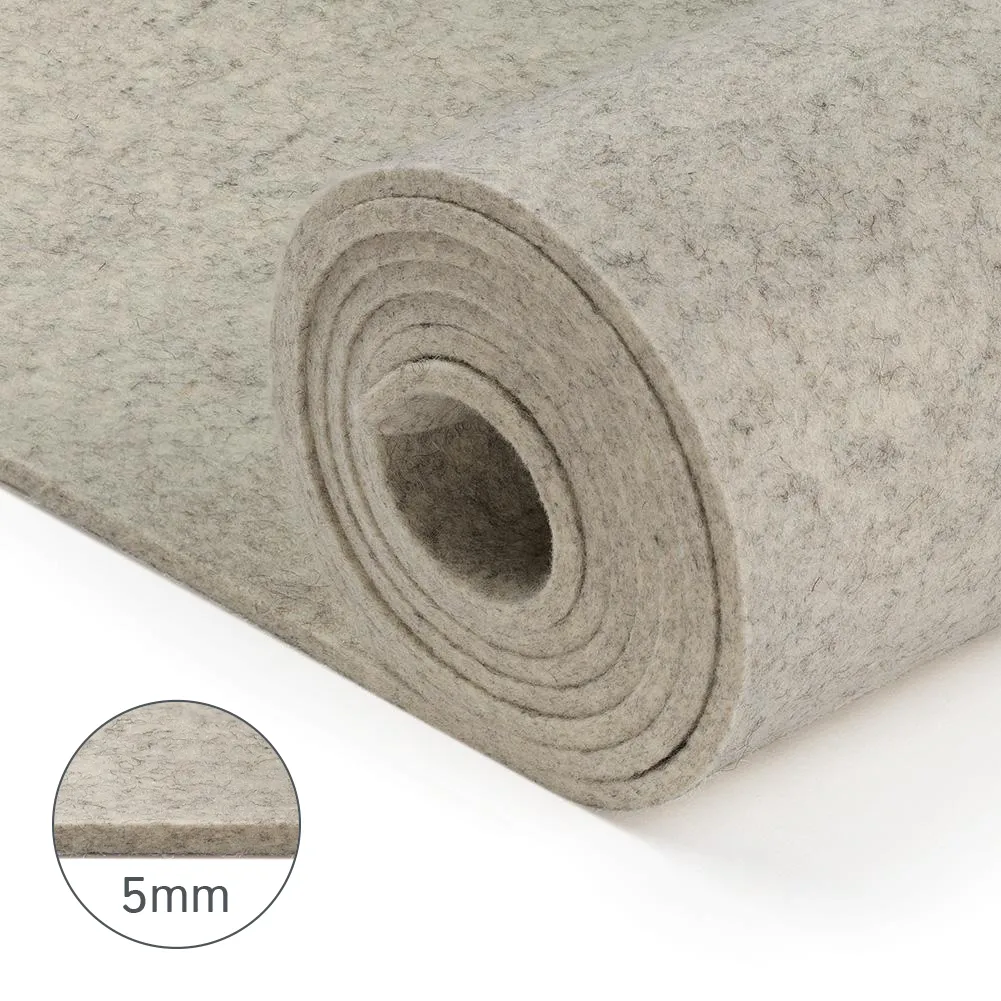 5mm Thick 100% Wool Designer Felt By Foot - Duo Tones