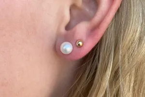 6.5mm pearl earrings