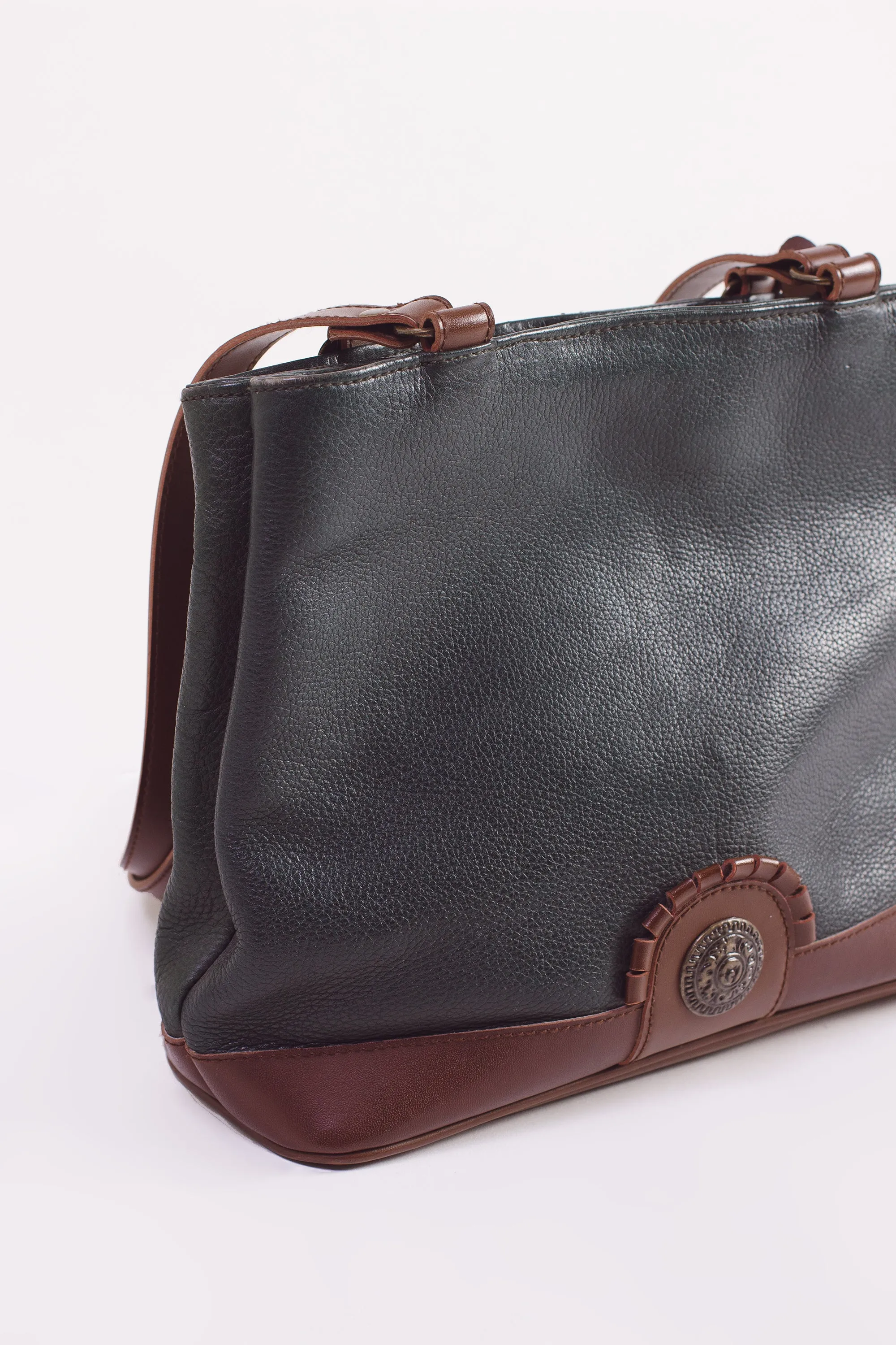90's Black Leather Purse