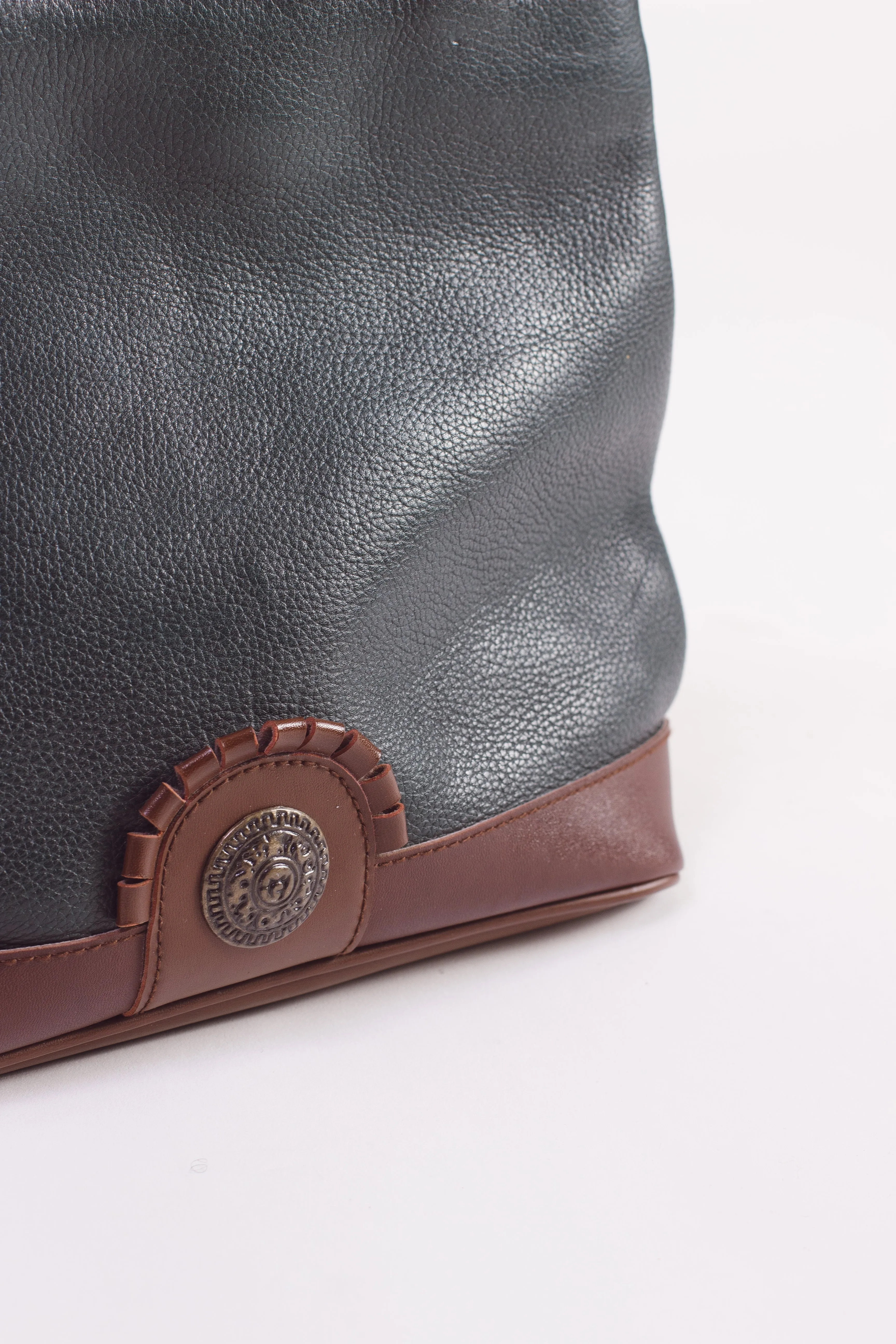 90's Black Leather Purse