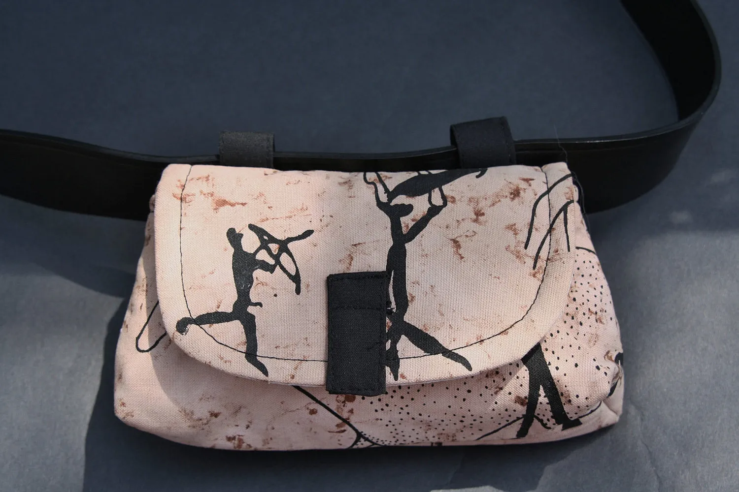 African Bushman Design Belt/Fanny Pack
