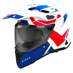 Airoh Commander 2 Helmet Reveal Blue / Red Gloss