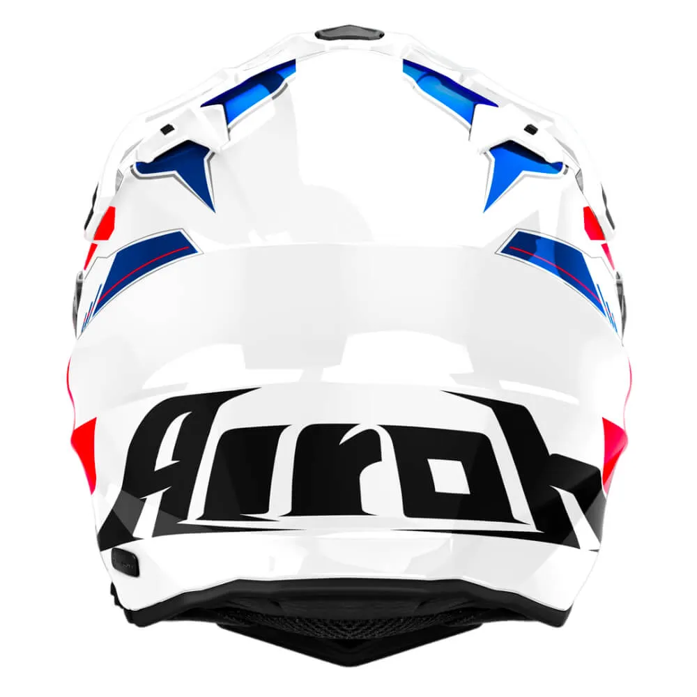 Airoh Commander 2 Helmet Reveal Blue / Red Gloss