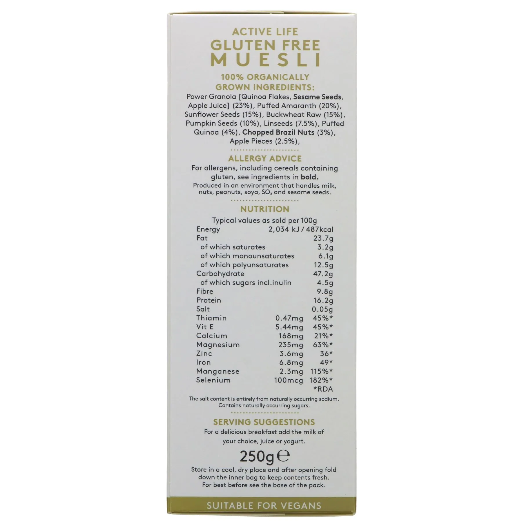 Alara | Active Muesli - New Size | 250g