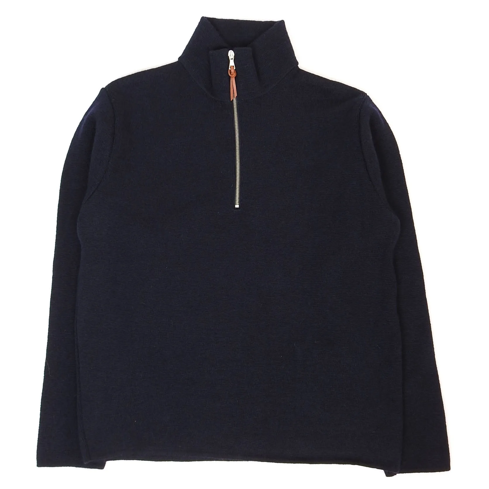Albam Milano Funnel Neck Pullover with Half Zip Size Medium