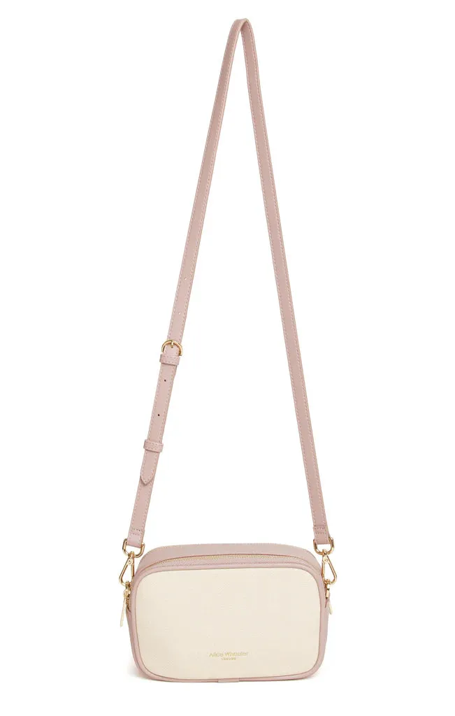 Alice Wheeler Madrid CrossBody Bag Pink Stripe