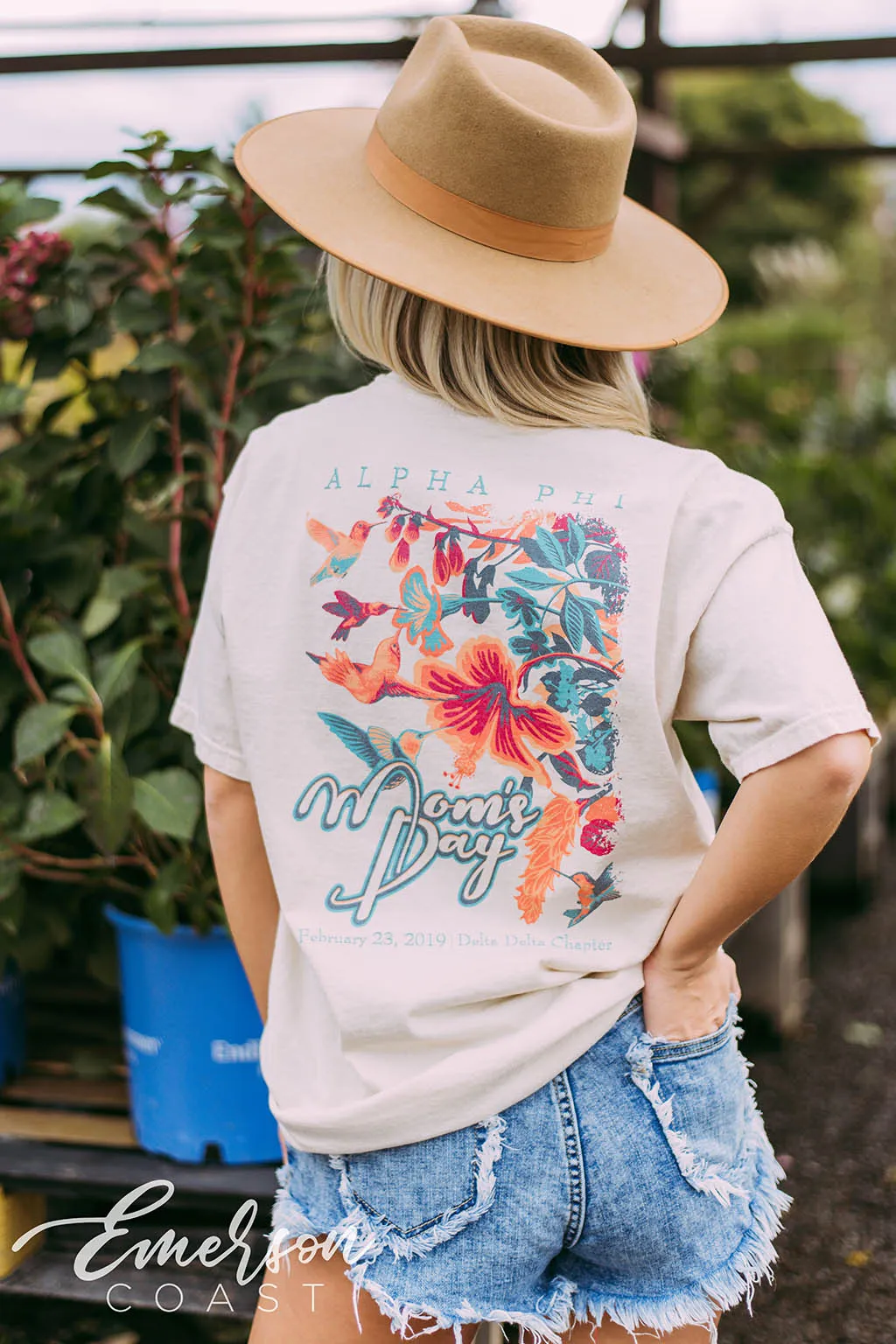 Alpha Phi Vibrant Moms Day Tee