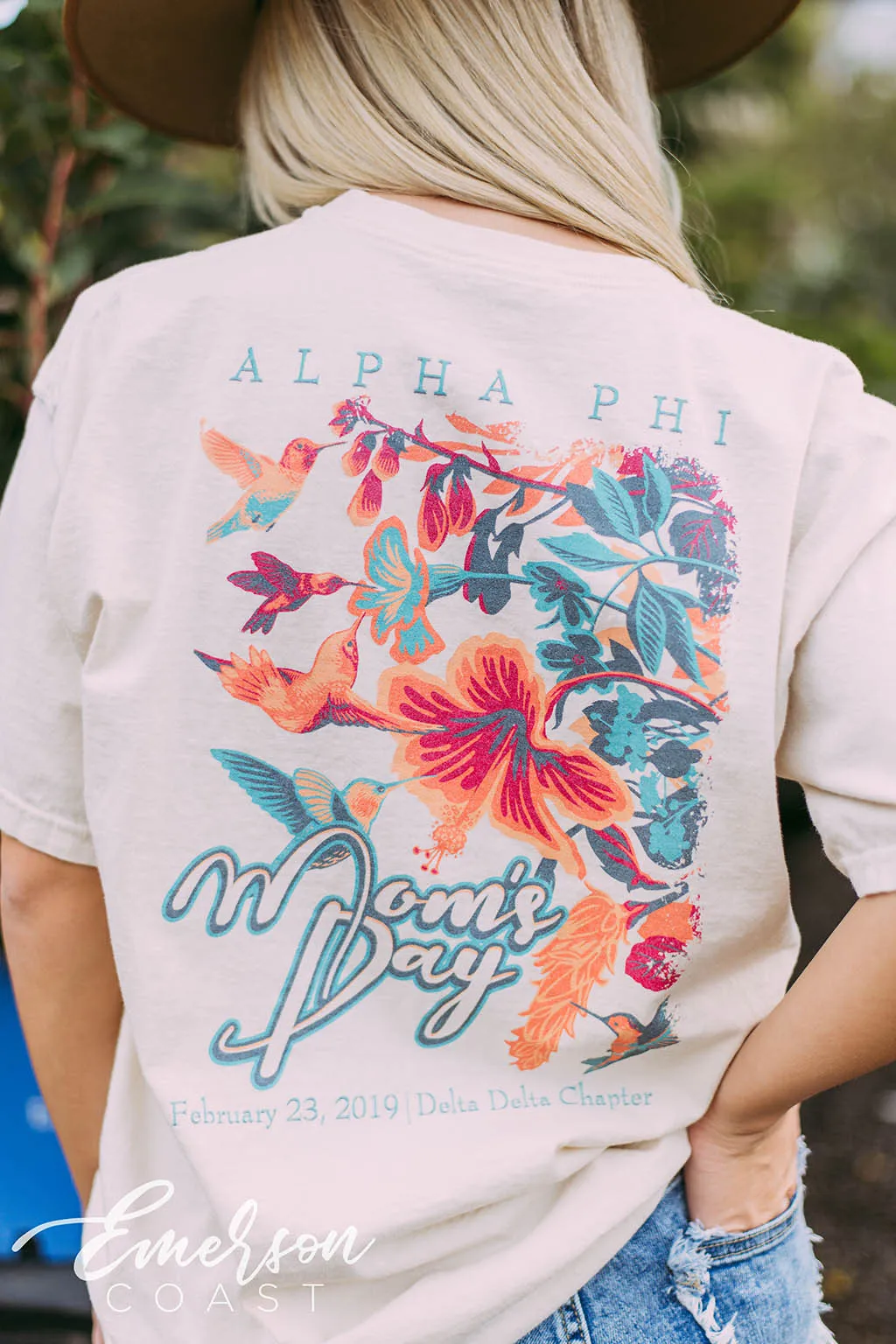 Alpha Phi Vibrant Moms Day Tee