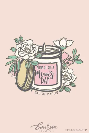 Alpha Xi Delta Southern Illinois University Edwardsville Mom's Day T-Shirt