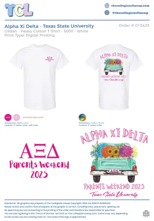 Alpha Xi Delta Texas State University #13423
