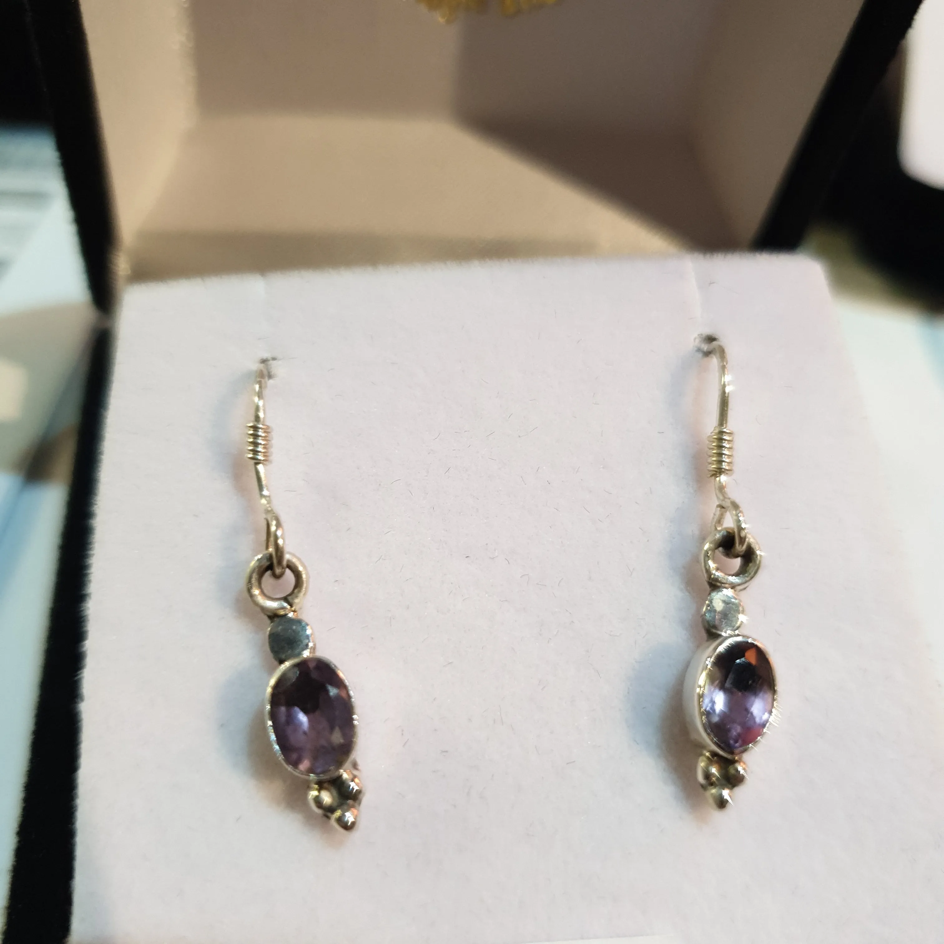 Amethyst 925 Sterling Silver Earrings