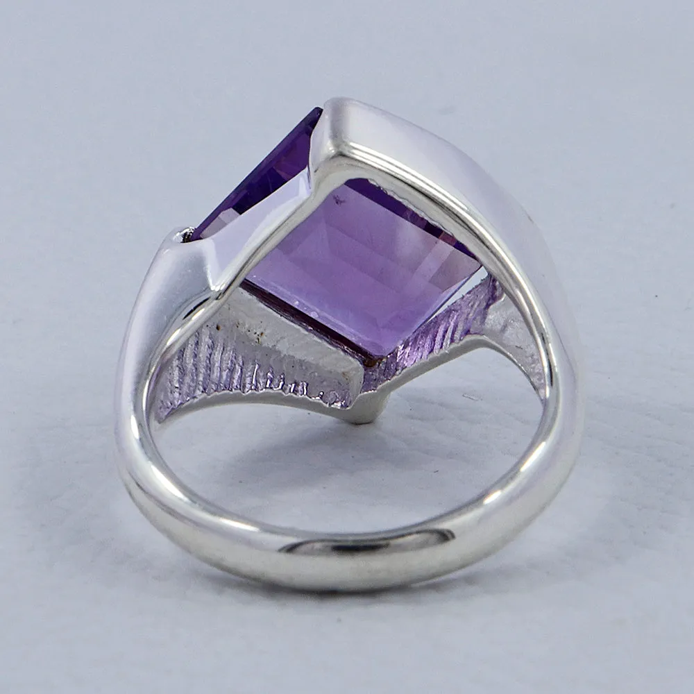 Amethyst Sterling Silver Ring