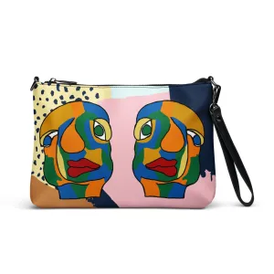 An Abstract Look in the Mirror Crossbody bag