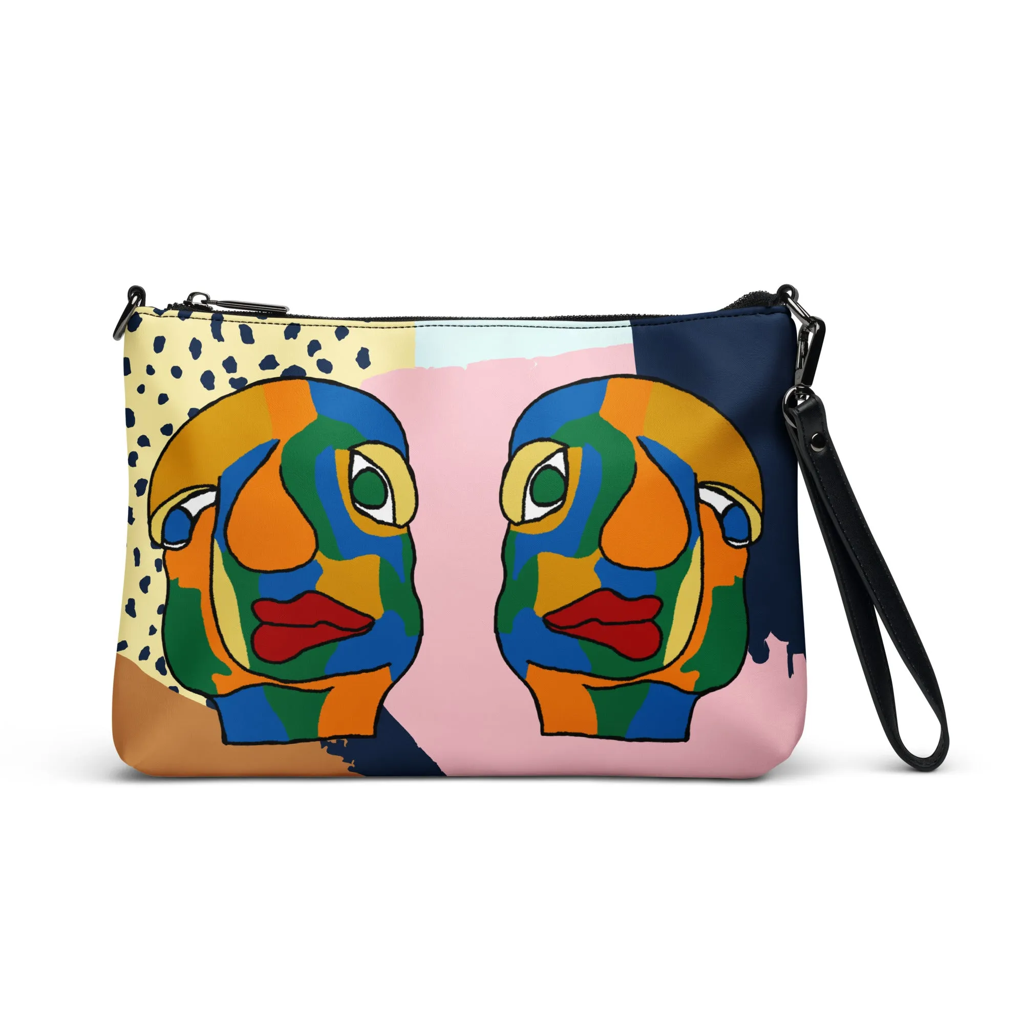 An Abstract Look in the Mirror Crossbody bag