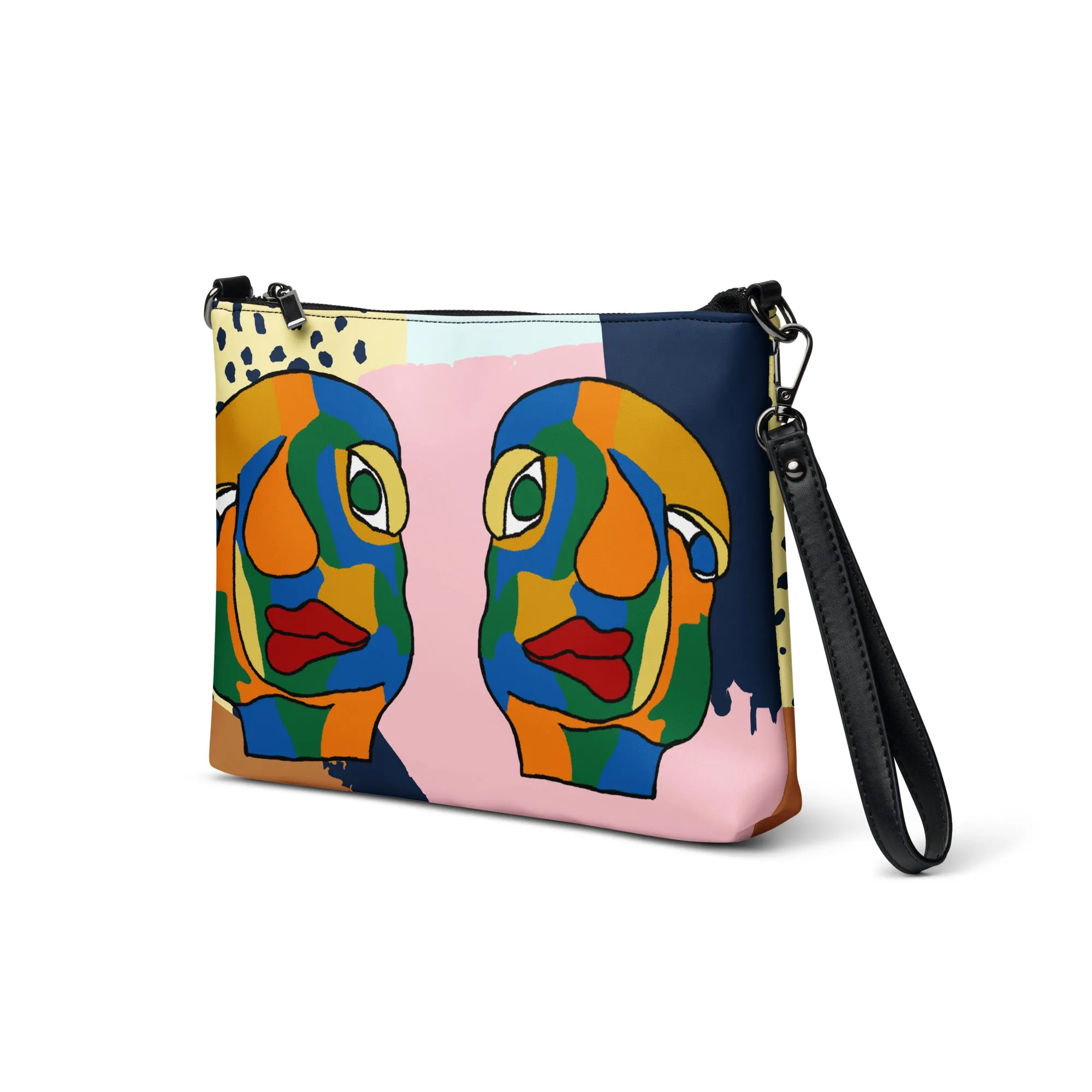 An Abstract Look in the Mirror Crossbody bag