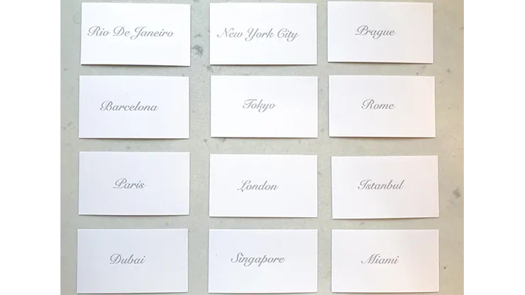 Appearing Business Cards (Card Reveal Pack) by Sam Gherman