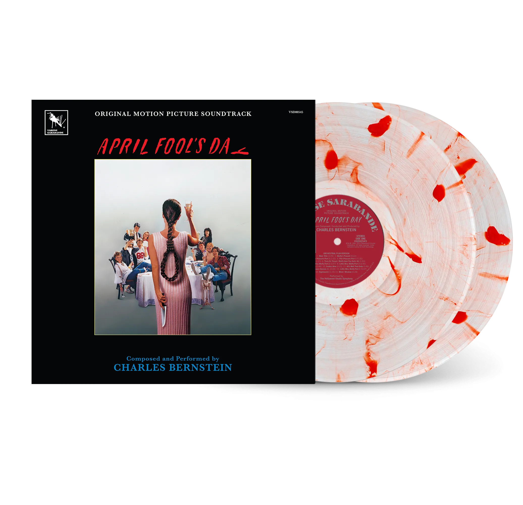 April Fool's Day (Original Motion Picture Soundtrack - Varèse Vinyl Club Exclusive Killer Crimson 2-LP)