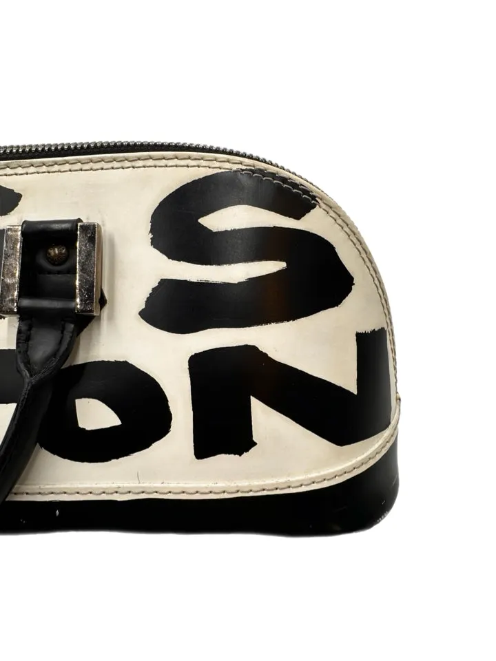 As Is Louis Vuitton Marc Jacobs Graffiti Alma Horizontal HandBag