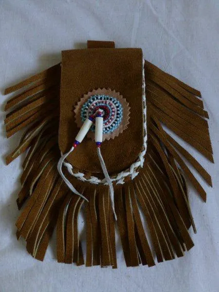 B4-Indian leather Handbag, hand phone bag
