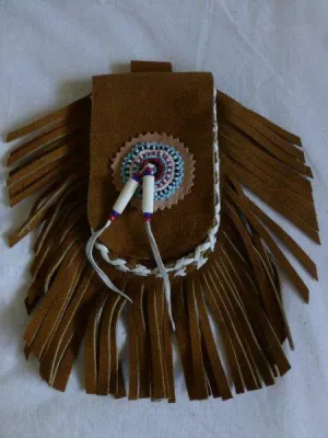 B4-Indian leather Handbag, hand phone bag