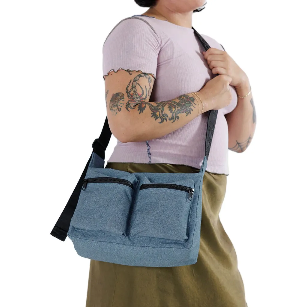 Baggu Medium Cargo Crossbody, Digital Denim