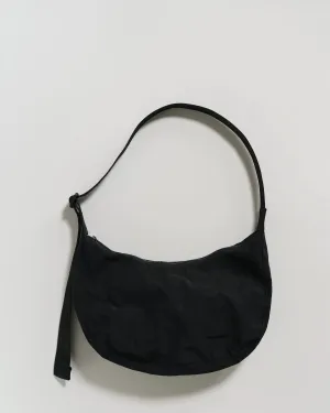 Baggu Medium Nylon Crescent Bag - Black